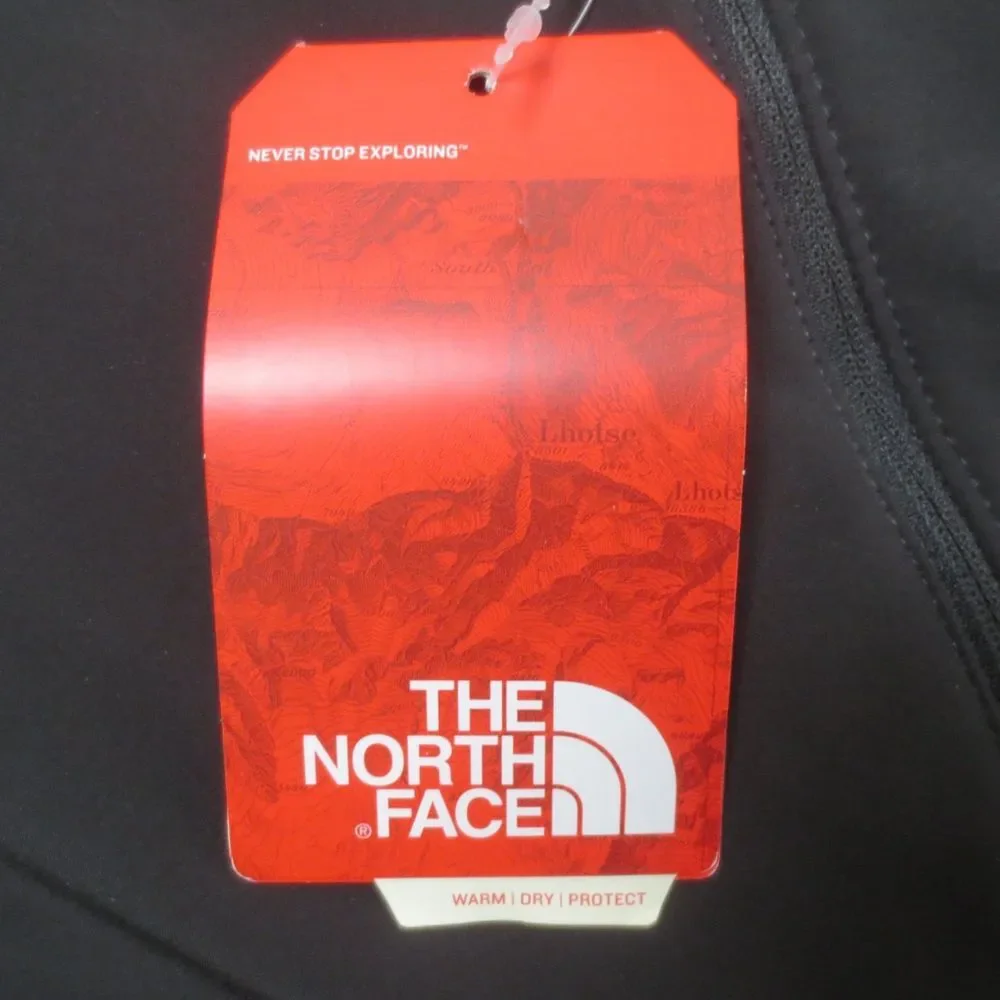 NEW The North Face Apex Bionic Jacket Mens S‎ Black Windwall Embroidered Thorne